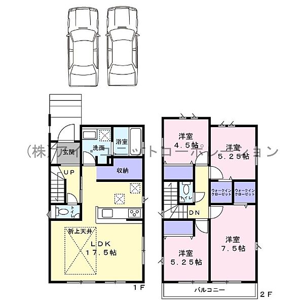 間取りを拡大表示