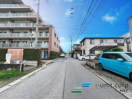 前面道路です。