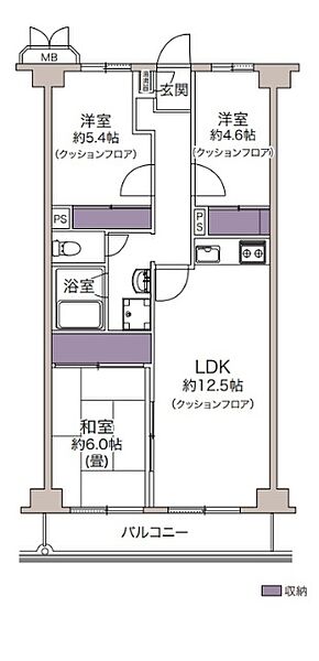 間取りを拡大表示