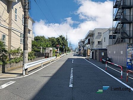 前面道路です。