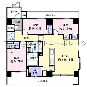 間取り：間取りです。