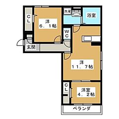 物件の間取り
