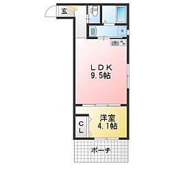 ワンズ・コア新松戸 1LDKの間取図画像