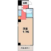 ウィステリア大通り  ｜ 栃木県宇都宮市大通り2丁目（賃貸マンション1R・5階・22.55㎡） その2