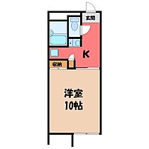 クレイン II  ｜ 栃木県宇都宮市鶴田町（賃貸アパート1K・2階・21.06㎡） その2