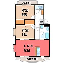 ユーミーマルサン  ｜ 茨城県結城市大字結城（賃貸マンション2LDK・3階・57.70㎡） その2