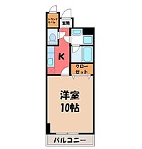 プレゾン・マロニエ  ｜ 栃木県宇都宮市宮園町（賃貸マンション1K・5階・29.82㎡） その2