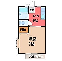 サンライフパート I  ｜ 栃木県栃木市今泉町2丁目（賃貸アパート1DK・1階・23.77㎡） その2