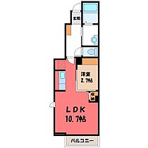 カーサ・スペラーレ A  ｜ 茨城県結城市大字結城（賃貸アパート1LDK・1階・34.21㎡） その2