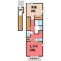 デイジーヒルズ II  ｜ 茨城県筑西市岡芹1丁目（賃貸アパート1LDK・2階・39.00㎡） その2