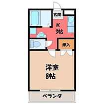 トサキ II  ｜ 栃木県宇都宮市川田町（賃貸マンション1K・3階・25.92㎡） その2