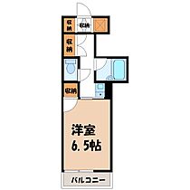 エトワール宇都宮第1  ｜ 栃木県宇都宮市簗瀬4丁目（賃貸マンション1K・4階・21.48㎡） その2