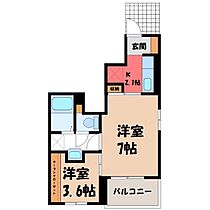 Solana  ｜ 栃木県下都賀郡野木町大字丸林（賃貸アパート1K・1階・30.85㎡） その2