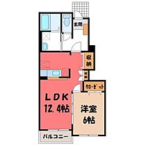 アイル・ビーチェ III  ｜ 茨城県結城市大字結城（賃貸アパート1LDK・1階・45.55㎡） その2