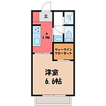 グランシード エム  ｜ 茨城県筑西市岡芹2丁目（賃貸アパート1K・2階・24.71㎡） その2