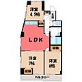 大曽ハイツ2階5.4万円