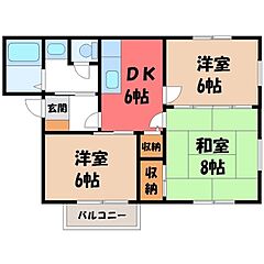 物件の間取り
