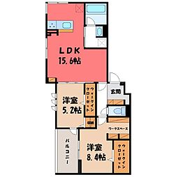 宇都宮芳賀ライトレール線 峰駅 徒歩12分 3階/-