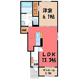 JR東北本線 雀宮駅 徒歩26分