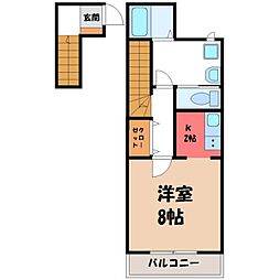 宇都宮芳賀ライトレール線 グリーンスタジアム前駅 徒歩19分 2階/-