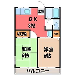 JR東北本線 宇都宮駅 バス25分 中丸公園前下車 徒歩4分 2階/-