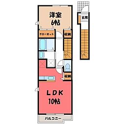 JR日光線 鶴田駅 徒歩25分 2階/-