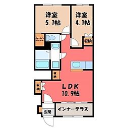 LE ASTY(ル アスティー) 2LDKの間取図画像