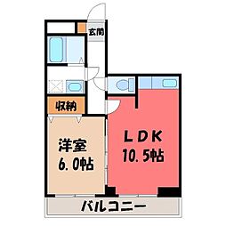 アルファーレジデンス簗瀬 6階/-