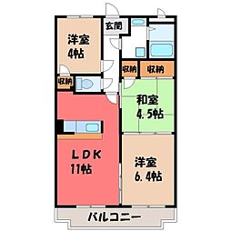 JR東北本線 宇都宮駅 バス4分 簗瀬西下車 徒歩2分