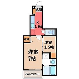 東武宇都宮線 東武宇都宮駅 3.4km