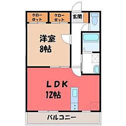 JR東北本線 宇都宮駅 バス19分 川田入口下車 徒歩7分 1階/-