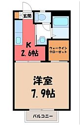 JR東北本線 宇都宮駅 バス7分 宇商高校前下車 徒歩9分 2階/-