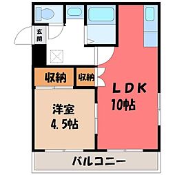 東武宇都宮線 南宇都宮駅 徒歩22分