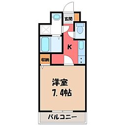 東武宇都宮線 東武宇都宮駅 徒歩14分 3階/-