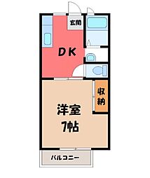 JR日光線 鶴田駅 徒歩14分