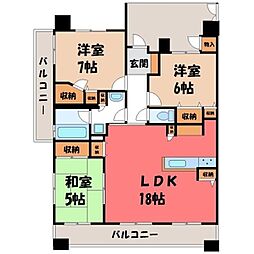 レーベンハイム宇都宮タワーズイースト 11階/-