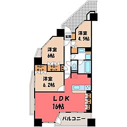 宇都宮芳賀ライトレール線 駅東公園前駅 徒歩2分 5階/-