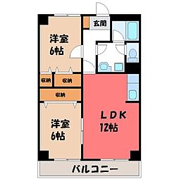 JR東北本線 岡本駅 徒歩25分 3階/-