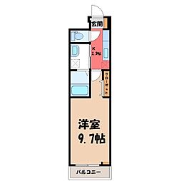 清原台3丁目アパート(028792801) 1階
