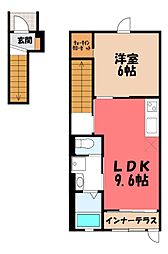 JR東北本線 宝積寺駅 徒歩24分 2階/-