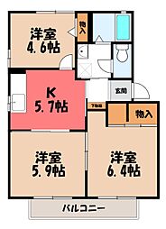 JR東北本線 宇都宮駅 バス51分 上三川車庫前下車 徒歩3分