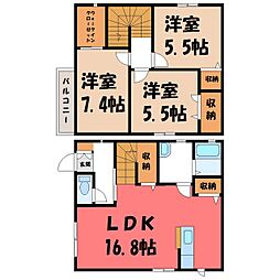 JR東北本線 宇都宮駅 徒歩29分 1階/-
