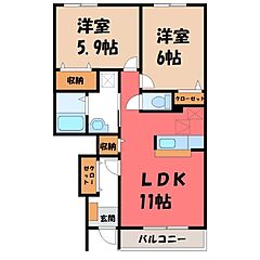 物件の間取り
