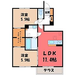 東武日光線 新栃木駅 徒歩9分 1階/-