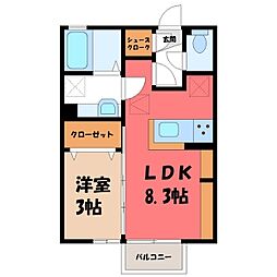 東武日光線 新栃木駅 徒歩15分 2階/-