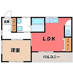 JR東北本線 宇都宮駅 バス21分 富士見小学校北口下車 徒歩3分