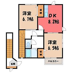 JR東北新幹線 小山駅 バス11分 たいらや前下車 徒歩5分