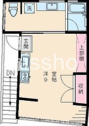 SCENA ワンルームの間取図画像