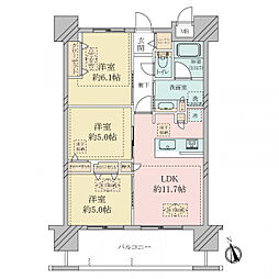 間取図画像 3LDK