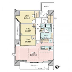 間取図画像 3LDK
